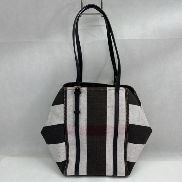 NWT Authentic Burberry Canvas Mega Check Medium Padstow Tote - Picture 3 of 14